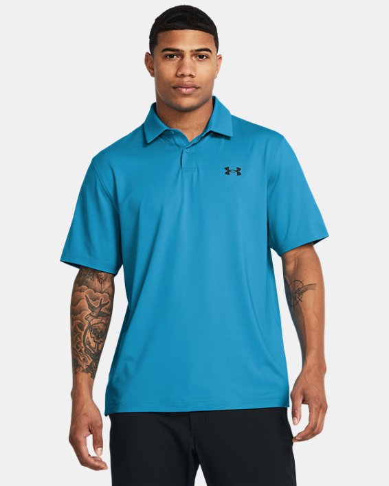 Polo UA Tee To Green pour homme, Blue, pdpMainDesktop image number 0